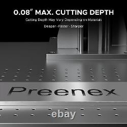 Preenex Desktop 20W Fiber Laser Engraver for Etching Marking Steel Gold & More
