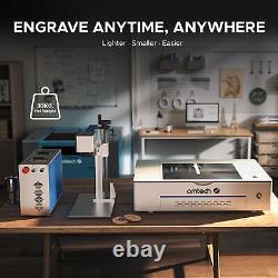 Preenex Desktop 20W Fiber Laser Engraver for Etching Marking Steel Gold & More