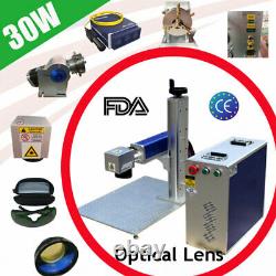 RAYCUS 30W Fiber Laser Marking Machine Metal Laser Engraving FDA Rotary Axis