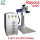 Raycus 20w Fiber Laser Marking Machine Engrave Metal Plastic Acrylic Alumina Fda