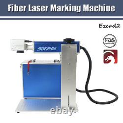 Raycus 20W Fiber Laser Metal Steel Marking Machine 7.9x7.9 Engraver Marker