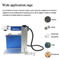 Raycus 20W Fiber Laser Metal Steel Marking Machine 7.9x7.9 Engraver Marker