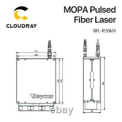 Raycus 20W MOPA Pulsed Fiber Laser Source RFL-P20MX for Laser Marking Machine