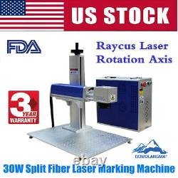 Raycus 30W 175175mm Fiber Laser Marking Machine Metal Steel Marker Engraving