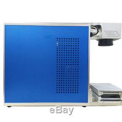 Raycus 30W Fiber Laser Marking Machine 110110mm Metal Engrave portable machine