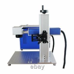 Raycus 30W Fiber Laser Marking Machine Laser Engraver Engraving Rotary Axis FDA