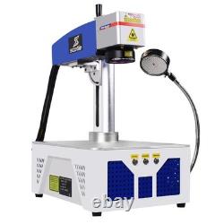 Raycus 30W Fiber Laser Marking Machine Metal Laser Engraver 110mm lens BJJCZ US