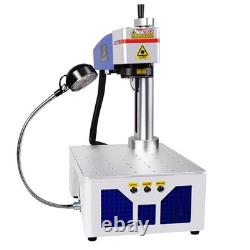 Raycus 30W Fiber Laser Marking Machine Metal Laser Engraver 110mm lens BJJCZ US
