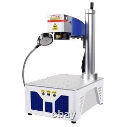 Raycus 30W Fiber Laser Marking Machine Metal Laser Engraver 110mm lens BJJCZ US