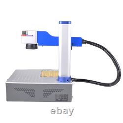 Raycus 30W Fiber Laser Marking Machine Rotary Axis Metal Steel Marking Ezcad 2