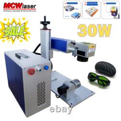 Raycus 30W Laser Engraving Metal Fiber Laser Marking Machine 175x175mm US SHIP