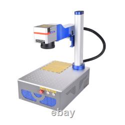 Raycus 30W QS Fiber Laser Marking Machine 200200mm Metal Steel Marking Foldable
