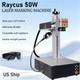 Raycus 50w Fiber Laser Marking Machine Laser Engraver Bjjcz Lv7 Board Us Ship