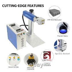 Raycus 50W Fiber Laser Marking Machine Marker Engraver 11.8x11.8 EzCad2