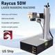 Raycus 50w Fiber Laser Marking Machine Metal Laser Engraver Bjjcz Lv7 Board Us