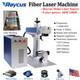 Raycus 60with100w Mopa Fiber Laser Marking Machine Rotary Color Marking 1-2000khz