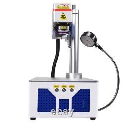 Raycus QS 30W Desktop Fiber Laser Marking Machine Engraver For Metal Mark