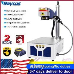 Raycus QS 30W Desktop Fiber Laser Marking Machine Engraver for Metal Mark