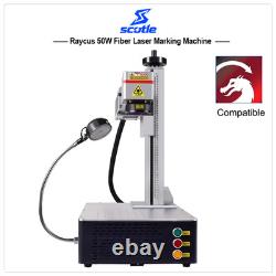 Raycus QS 50W Portable Fiber Laser Marking Machine Metal Desktop Engraver Marker