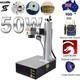 Raycus Qs 50w Portable Fiber Laser Marking Machine Metal Desktop Engraver New