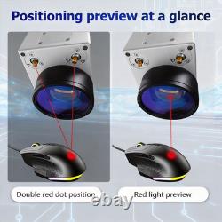 Raycus QS 50W Portable Fiber Laser Marking Machine Metal Desktop Engraver NEW