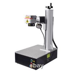 Raycus QS 50W Portable Fiber Laser Marking Machine Metal Desktop Engraver NEW