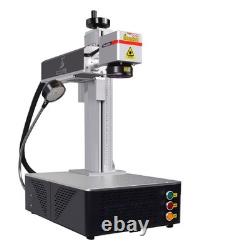 Raycus QS 50W Portable Fiber Laser Marking Machine Metal Desktop Engraver NEW
