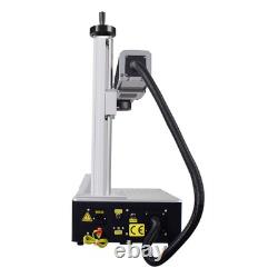 Raycus QS 50W Portable Fiber Laser Marking Machine Metal Desktop Engraver NEW