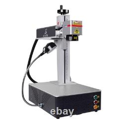 Raycus QS 50W Portable Fiber Laser Marking Machine Metal Desktop Engraver NEW