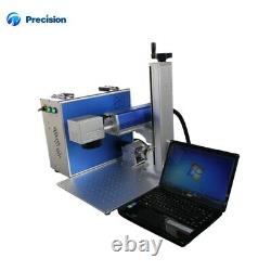 Raycus fiber laser marking machine 30w with rotary