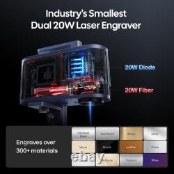 Refurbished LaserPecker LP5 20W Fiber Diode Laser Engraver Cutter Metal Marker