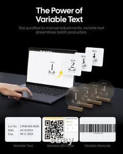 Refurbished LaserPecker LP5 20W Fiber Diode Laser Engraver Cutter Metal Marker