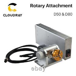 Rotary Attachment for Smart Fiber Laser Marking Machine Max Working Dia. 50\ 80mm