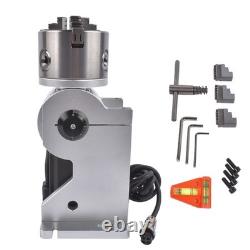Rotary Axis 80mm 3 Jaw Rotary Attachment Fits Fiber Laser Engraver Marker 24V