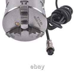 Rotary Axis 80mm 3 Jaw Rotary Attachment Fits Fiber Laser Engraver Marker 24V