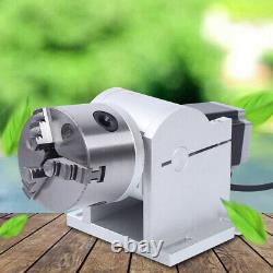 Rotary Shaft Axis Attachment Tool 80mm For Fiber Laser Marking Engraving Machine