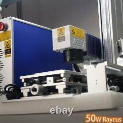 Rotary axis for 50W raycus fiber laser engraver marking machine engraving ezcad