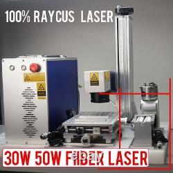 Rotary axis for 50W raycus fiber laser engraver marking machine engraving ezcad
