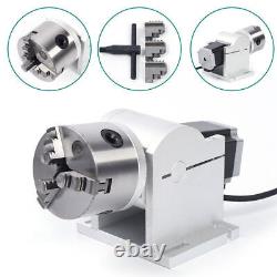 Rotary shaft axis attachment Tool fit Fiber Laser marking engraving machine 80mm