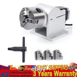 Rotary shaft axis attachment Tool fit Fiber Laser marking engraving machine 80mm