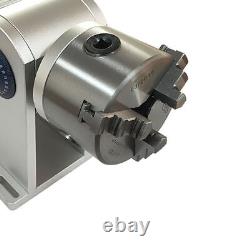 Rotation Axis Fiber Laser Marking Machine/ Rotary Shaft Driver Rotary Chuck 80mm