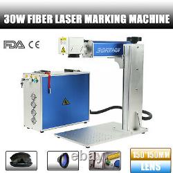 SDKEHUI 30W 5.9x5.9 Fiber Laser Marker Laser Engraving Machine Raycus for Metal