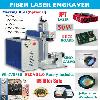 Sfx 50w Jpt Fiber Laser Marking Engraving Machine Lens 175mm & Rotary 125mm 110v