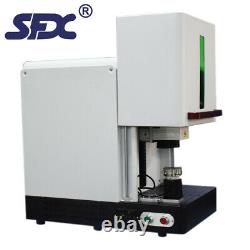 SFX 50W JPT Fully Enclosed Fiber Laser Marking Machine with Rotary JewelryMarker