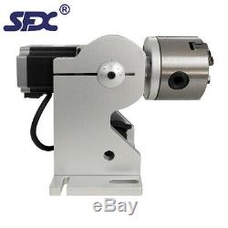 SFX 80mm Three-Jaw Rotary Axis Optional Parts for Fiber Laser Marking Machine