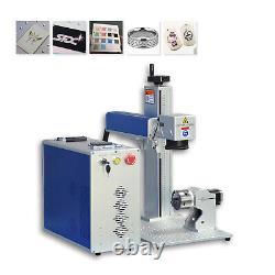 SFX EZCAD3.0 60W Fiber Laser Marking Machine Fiber Laser Engraving with Rotary