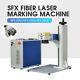 Sfx Raycus 50w Fiber Laser Marking Deep Engraving Machine D80 Rotary Jewllery