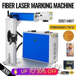 SIHAO 30W Portable Fiber Laser Marking Machine Metal Engraver Lightburn 6X6