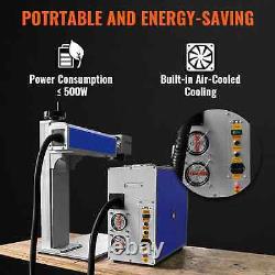 SIHAO 50W Fiber Laser Marking Machine Metal Engraver Marker Engraving 7.9x7.9in
