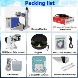 Scotle 100W Auto Focus JPT M7 Fiber Laser Marking Machine Metal Engraving Maker